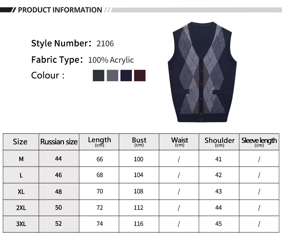 ICEbear 2021 Fall Men's Cardigan Sweater Vest Fashion Casual Men's Clothing High Quality Men's Clothing 2106